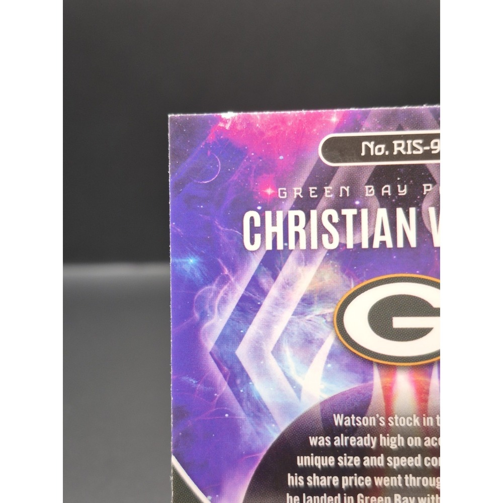 2022 Panini Phoenix Christian Watson #RIS-9 Rookie Rising Silver (RC) Packers - Picture 7 of 10